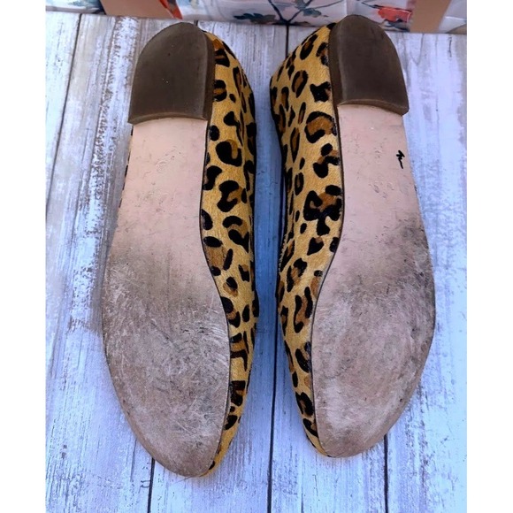 J Crew Leopard Print Calf Hair Loafers Flats Women's Shoes Size 8.5M - Picture 8 of 10